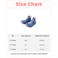 thumbnail image 2 of Baby Sock Shoes 3 Pack Boys Girls Walking Shoes Infant Slippers Non-Slip Soft Rubber Sole Lightweight Walking Shoes Blue Black Gray, 2 of 6