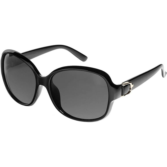 Classic Oversized Polarized Sunglasses for Women Composite TR90 Frame UV 400 Protection Fashion Retro Eyewear