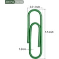 thumbnail image 2 of ZOUSSIQI 200 Pcs Paper Clips, Office Clips Smooth Surface with Box | Keep Desk Neat, Great for Office, Art, Home, Daily Use (Dark Blue, 1.1-Inch) CA919-88331, 2 of 5