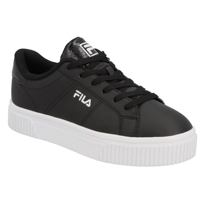 Tenis Mujer Fila Panache Snakeskin Casuales Urbanos Plataforma negro 23 Fila 65013