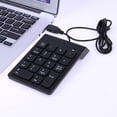 thumbnail image 2 of Nuevo USB Mini 18 teclas Num Pad Teclado numérico numérico Teclado para computadora portátil Nota, 2 of 8