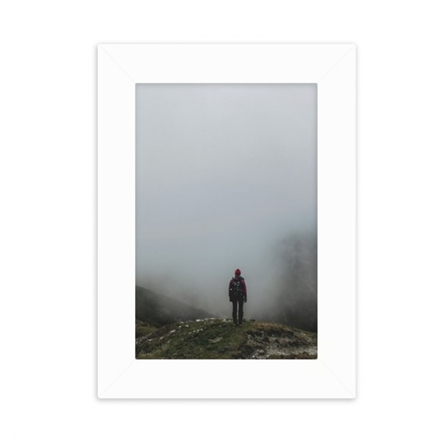 Fog Clouds Mountain Nature Travel Desktop Photo Frame Picture Display Decoration Art Painting