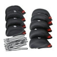thumbnail image 2 of LOVIVER 9 Pieces Deluxe Golf Driver Headcover Accessories Set Leather Protector Waterproof, 2 of 8