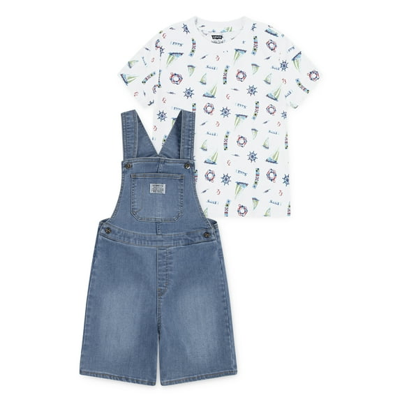 Levi's Boys Sailing Tee Shortall Set, Sizes 4-7
