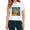 White-1, variant on Starry Night Cat UFO Graphic Comfortable Tees T-shirt Van Gogh Style Funny Alien Cat Round Neck Black S-5XL