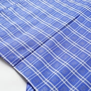 Cloudstyle Men's Slim Fit Smart Casual Plaid Single-Breasted One-Button Notch Lapel Blazer - Spring/Fall Wrinkle-Resistant Regular Length Round Hem