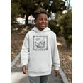 thumbnail image 2 of Canver Animal Hoodie Juniors | | Size White (Hoodie),L (Youth),Juniors, 2 of 4