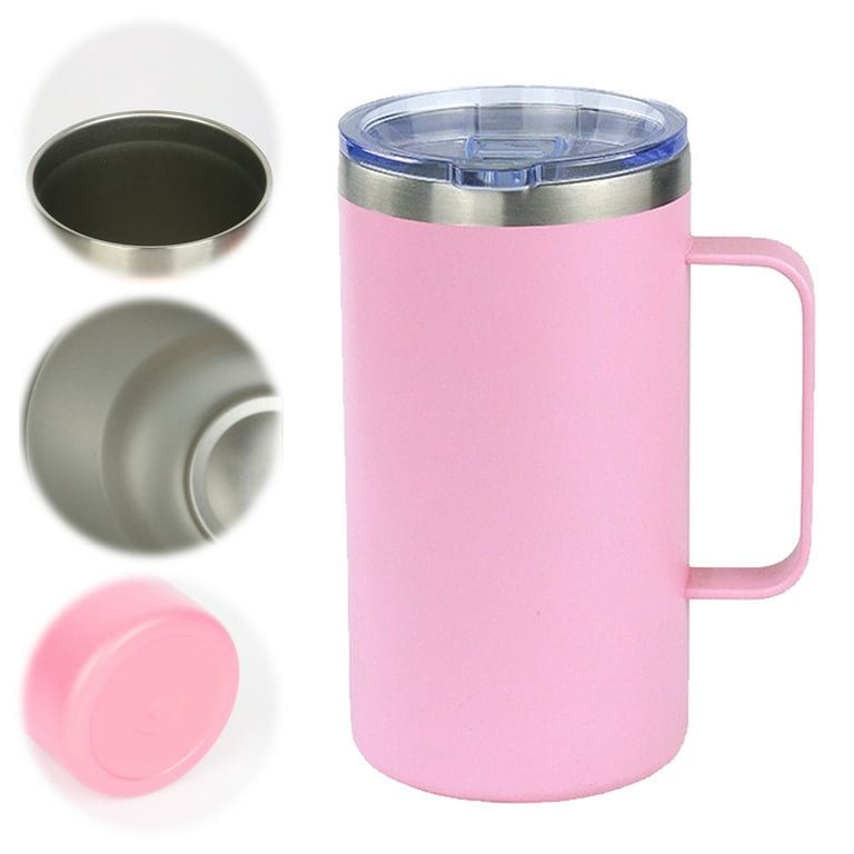 Coffee Gator Coffee Travel Mug - 20 oz Stainless-Steel, Vacuum Insulated  Tea and Coffee Tumbler for Women and Men with Leakproof Lid & Paperless  Dripper, Pink