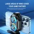 thumbnail image 5 of Outoloxit Phone Cooler with Wireless Charging, High Power Cooling Fan, Back Clip & Turbo Cool for Gaming and Video Streaming, 5 of 7
