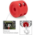 thumbnail image 6 of XUKEY 2PCS Winch Cable Hook Stopper Rubber Rope Line Saver Bump Stop AT Black Red, 6 of 6