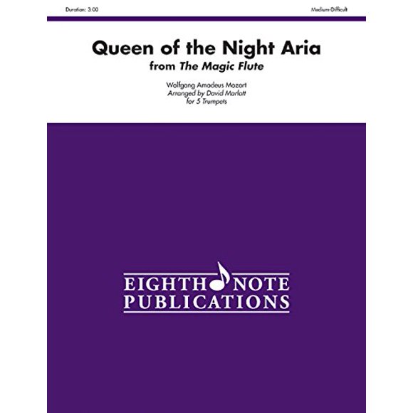 Queen of the Night Aria (from The Magic Flute): Score and Parts (Eighth Note Publications)
