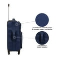 Jetstream 20inch Softside Rolling Spinner Upright Carryon Luggage