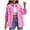Hot Pink, variant on Jean Jacket for Women, Oversize Trendy Denim Jacket, Women's Loose Long Sleeve Jean Hooded Jackets Coat Yellow