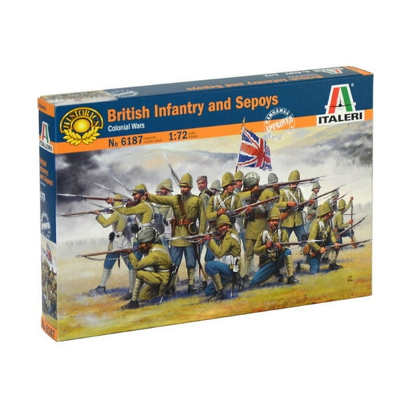 Italeri British Infantry and Sepoys (Colonial Wars) New