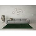 thumbnail image 3 of Ahgly Company Indoor Square Abstract Emerald Green Contemporary Area Rugs, 3' Square, 3 of 4