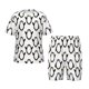 thumbnail image 1 of Fotbe Lovely Penguin Pijama Estampada de 2 Piezas para Niños – Ropa de Dormir de Manga Corta Cómoda para Niños y Niñas, Camiseta y Shorts de Algodón-3X-Large, 1 of 6
