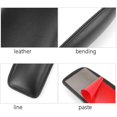 thumbnail image 4 of cojines de cuero para las piernas del coche, almohadillas para las rodillas, soporte para los muslos, reposabrazos de la puerta del asiento, almohadilla para las piernas, color negro, 4 of 5