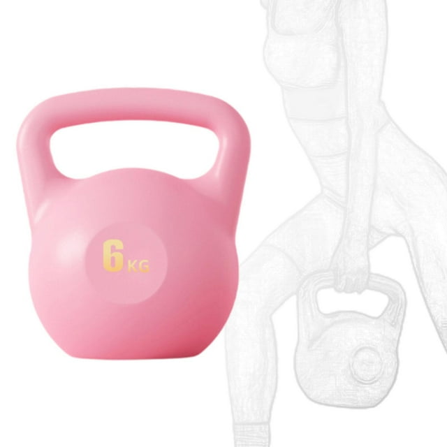 Pesa rusa Colamx llena de agua para ejercicio gimnasio en casa Rosa 6kg