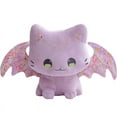 thumbnail image 2 of Peluche de gato murciélago Yingfu morado de 40 cm, 2 of 3