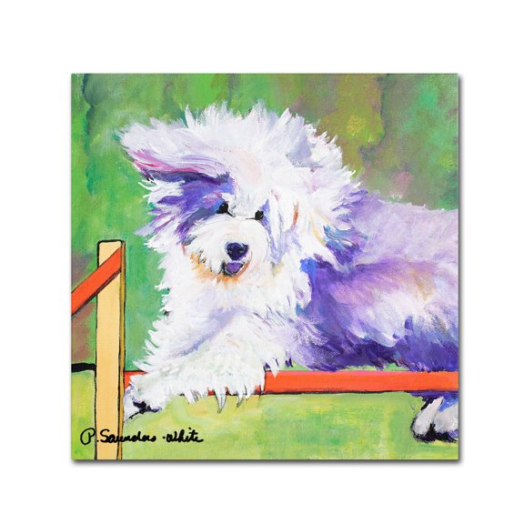 Trademark Fine Art "Tibetan Trials" Canvas Art by Pat Saunders-White