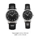 thumbnail image 3 of BRIGHTFUFU 2 PCS Relojes de pulsera Cuero Pareja Reloj Moda Reloj de moda Durable Relojes de ocio, 3 of 7