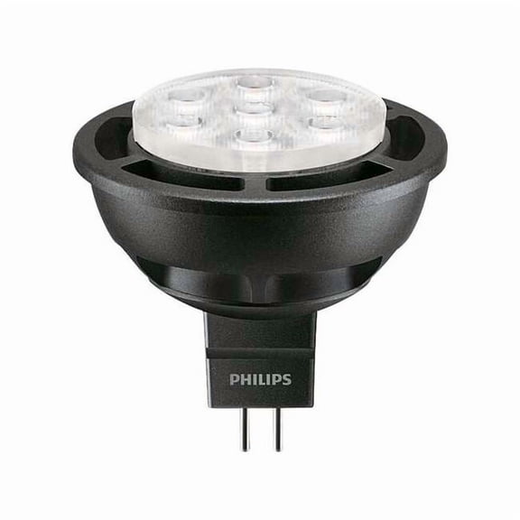 PHILIPS 6.5W 12V MR16 LED Dimmable WarmGlow 2700K Narrow Flood Light Bulb