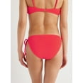 thumbnail image 3 of No Boundaries Women's Crinkle Side Tie Bikini Bottom, Sizes XXS-XXL, 3 of 5