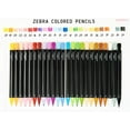 Zebra Zensations Colored Pencils Set of 24