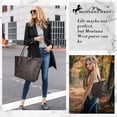 thumbnail image 5 of Montana West Tote Bags Large Leather Purses and Handbags for Women Top Handle Shoulder Satchel Hobo Bags, 5 of 6