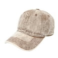 thumbnail image 2 of Cavosen Hat Baseball for Women Men Unisex Outdoor Baseball Caps Denim Classic Vintage Sun Hats Solid Adjustable Curved Brim Winter Bonnet Breathable Vacation Running Headwear, 2 of 3