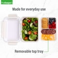 thumbnail image 4 of Prokeeper+ Plastic Bento Lunch Box Food Container with Divider, 4 of 7