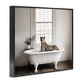 thumbnail image 3 of Stupell Industries Big Cat Cheetah Bath Time Black Framed Giclee Art, design by Sasha, 3 of 8