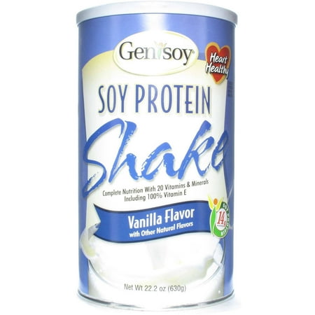 Genisoy protéine de soja à la vanille Secouez Mix, 22,2 oz