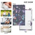 thumbnail image 2 of Beautiful Butterfly in Shiny Cotton Face Towels Absorbent Hand Towel Soft Bathroom Towel for Kitchen Hotel Decoration, 2 of 7