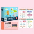 thumbnail image 1 of Magical Tracing Workbook Reusable Calligraphy Copybook Toddler Learning Activities For Kids Children  E, 1 of 2