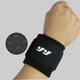 thumbnail image 5 of Muñequera de baloncesto de goma de nailon, pulseras suaves ajustables transpirables, banda de mano, banda para el sudor para Fitness en negro, azul, morado y rojo, 5 of 5