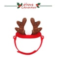 thumbnail image 4 of Disfraz Navideño Para Mascotas Reno Asta Diadema Bufanda Roja Festivo Ajustable Adorable Mascota Bandana Decoración Para Fiesta De Navidad Perro Gato matsuzay PT000986-00, 4 of 6