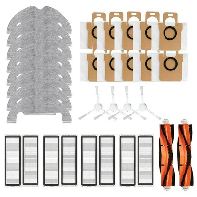 Para Mi Robot Vacuum X10 / Para D10Plus Cepillo Lateral Principal Filtro HEPA PañO De Fregona Piezas De Aspiradora Robot