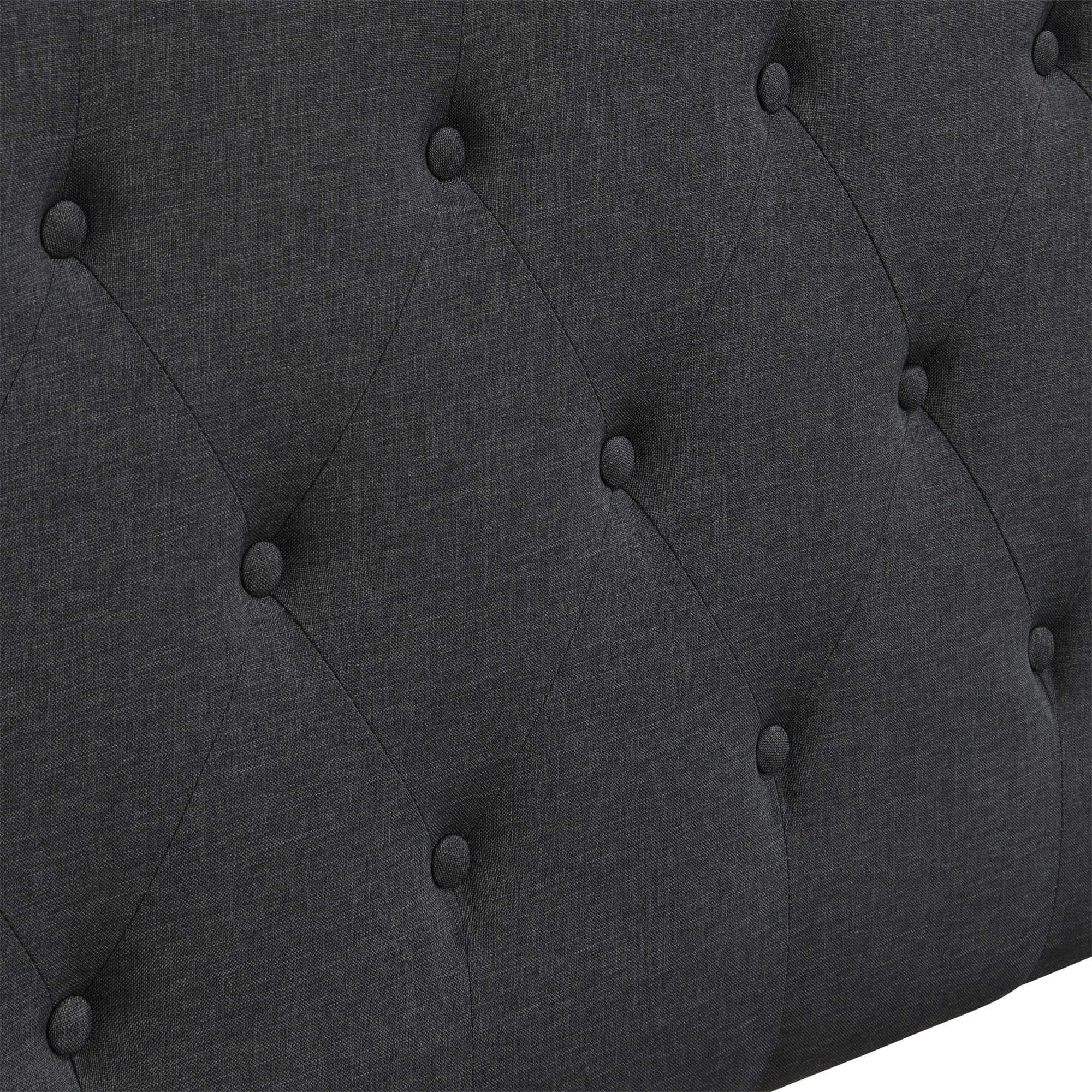 Millwork Holdings,. Co Inc Elle Decor Amery Tufted Upholstered Headboard, King Grey