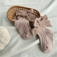 thumbnail image 4 of Seyurigaoka Newborn Bow-knot Socks, Autumn and Winter Baby Hosiery for Indoor Outdoor, 4 of 5