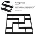 thumbnail image 4 of DIY Pavement Mold for Garden Use Reusable Plastic Path Maker Easy to Clean Black 1pc, 4 of 9
