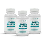 Liver Health by PureHealth Research - for Liver Markers, Oxidative Stress, Metabolism and Weight Loss, 3 Bottles