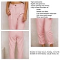 thumbnail image 3 of Pantalones rectos sueltos elegantes pantalones rectos de ajuste casual con bolsillos de cintura alta para otoño ANGGREK Otros, 3 of 5