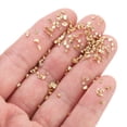 thumbnail image 4 of Uxcell Crushed Glass Glitters Colorful Irregular Glass Chips Chunky Yellow, 4 of 7