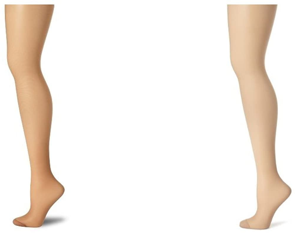 Hanes Women's Control Top Reinforced Toe Silk Reflections Panty Hose