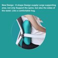 thumbnail image 3 of Cojín Lumbar Inflable con Bomba Incorporada, H, Soporte de Espalda para Oficina, Coche y Viaje, Verde, Ultraligero, 3 of 5