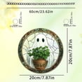 thumbnail image 3 of Tarmeek Halloween Decorations Acrylic Suncatcher Stained Glass Window Hanging Ornament, Gothic Witchy 2D Acrylic Decor for Indoor Outdoor, Spooky Reusable Wall Art, 3 of 6