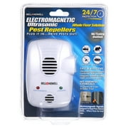 Bell Howell Electromagnetic Ultrasonic Pest Repeller With Extra Auxiliary Outlet