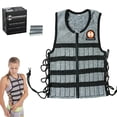 thumbnail image 1 of Hyperwear Hyper Vest PRO Chaleco con peso para hombres y mujeres Chaleco con peso de rendimiento Tejido elástico que absorbe el chaleco con peso fino ajustable precargado con pesas de acero más pequeñ, 1 of 5