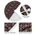 thumbnail image 4 of Yayeee Christmas Tree Skirt 47 inches for Xmas Tree Holiday Party Decoration, Gold and Purple Floral Pattern, 4 of 6